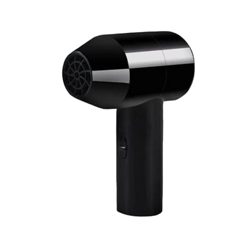 QUXVUIS Quiet Cordless Hair Dryer Rechargeable and Portable ABS Cordless Hair Dryer Rechargeable USB Portable 12v Car Hair Dryer, A, USB Charging