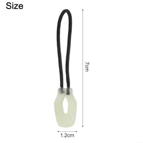 Luminous Zipper Pulls Replacement Cord, 20 Pack Glow in Dark Zipper — view 5