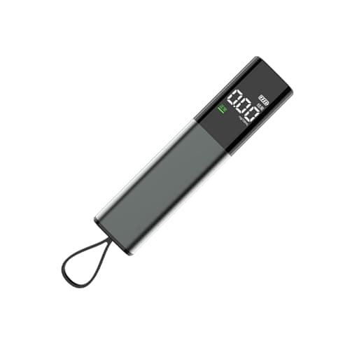 Display Spirit Tester for Adult Automatic Detection and Portable ABS with Battery with Accessory for Unisex Breathalyzer English Version