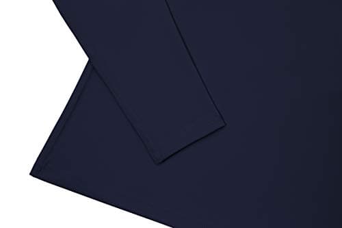 TCA Men Long Sleeve Compression Shirt, Athletic Workout Sports Undershirt Base Layer Top - Navy Eclipse, L — view 4