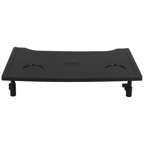Wheelchair Tray Black ABS Rectangular Lap Desk with Cup Holder