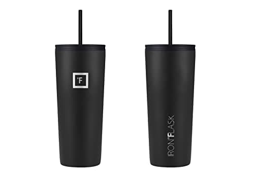 710 ml Insulated Tumbler with Straw Lid - Cold 20hrs & Hot 5hrs Drinks - Double-Walled Stainless Steel Leakproof Travel Mug - Cupholder Friendly Thermal Cup Coffee Flask — view 3
