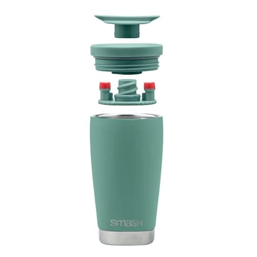 Smash Stainless Steel Twist & Lock Travel Coffee Mug 350ml/ 12 fl oz Sage — view 2