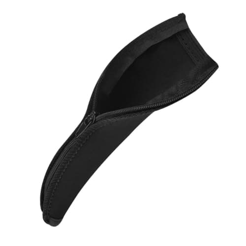 SEWACC 3pcs Neoprene Headband Pads with Zipper for Noise-cancelling Ii Headphones Headbeam Cover Protector Black — view 6
