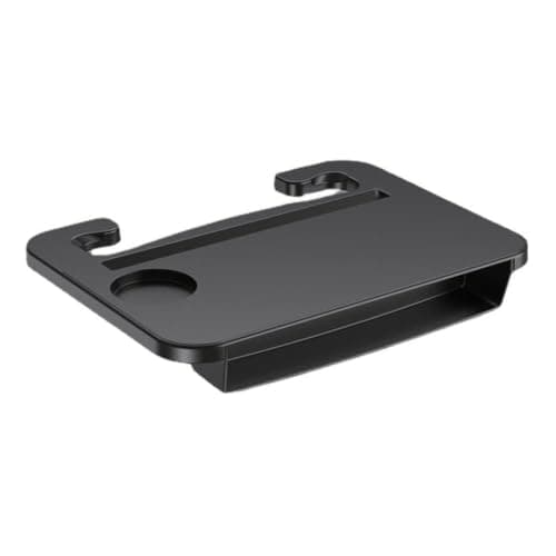 Car Steering Wheel Desk Tray with Seat Organizer, 2-in-1 Portable Laptop Stand for Eating & Working, Universal Vehicle Accessory for Road Trips, Commuting, and Remote Work