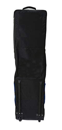 Ben Sayers Deluxe Golf Travel Flight Bag Cover with Wheels | Durable Padded Case for Clubs | Easy Carry or Wheeled Rolling | Black — view 4