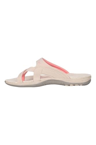 Mountain Warehouse Shoreline Womens Sandals - Breathable Ladies Shoes, Neoprene Lined Footwear, Microfibre Footbed - For Spring Summer, Sports, Gym, Camping Light Beige 7 — view 4