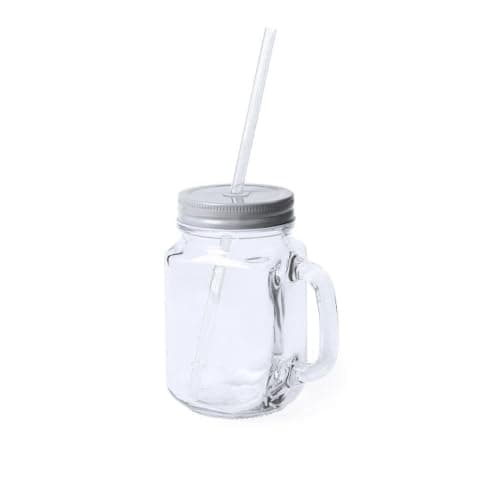 Personalised 500ML Borosilicate Glass Bottle with Cork Sleeve, Bamboo Lid & Reusable Straw BPA-Free Reusable Drinking Tumbler — view 4