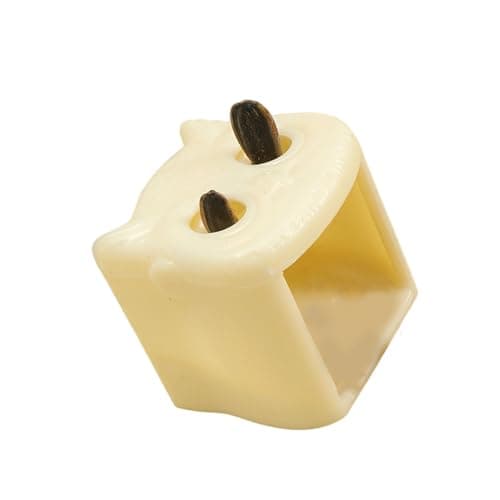 ECMQS Portable Owl Shape Nut Sheller for Travel Use, Cream white