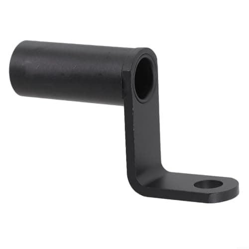 Motorcycle Rearview Mirror Mount Handlebar Adapter for Phone Bracket - Anti-Oxidant CNC Machined Holder for Mobile Devices Lights Grey(Black) — view 3