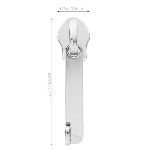 YARNOW 4pcs Zipper Pull Tools Metal with Double Anti Explosion Zipper for Suitcase Luggage Sturdy Repair Kit and Single Layer Lock Hole — view 2