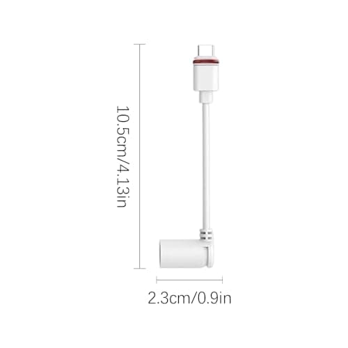 2pcs Barrel Plug to USB-C Adapter for Ring USB C Outdoor Cameras, Upgraded Barrel Adapter Compatible with Ring Solar Panel for Stick Up Cam and Spotlight Cam Pro — view 6
