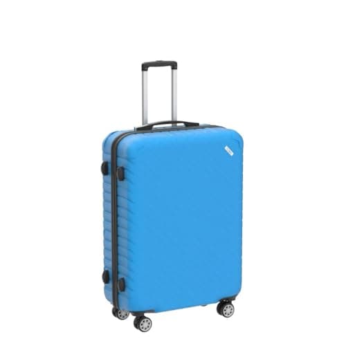 FLYMAX 24" Medium Suitcase 4 Wheel Lightweight Luggage Hard Shell ABS Travel Case Hold Check in Fits 15kg - 20kg Medium Size + 3 Digit Lock + Telescopic Handle 67 Litre Capacity — view 4