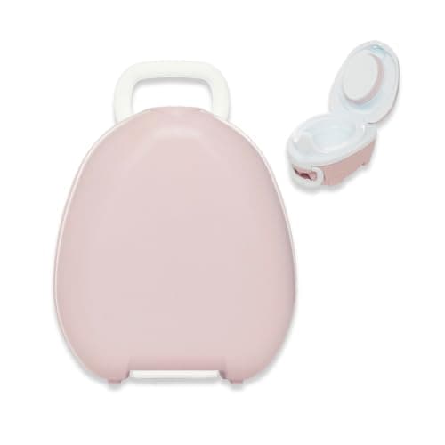 My Carry Potty - Travel Potty, Award-Winning Portable Toddler Toilet Seat for Kids to Take Everywhere (Pink Pastel)