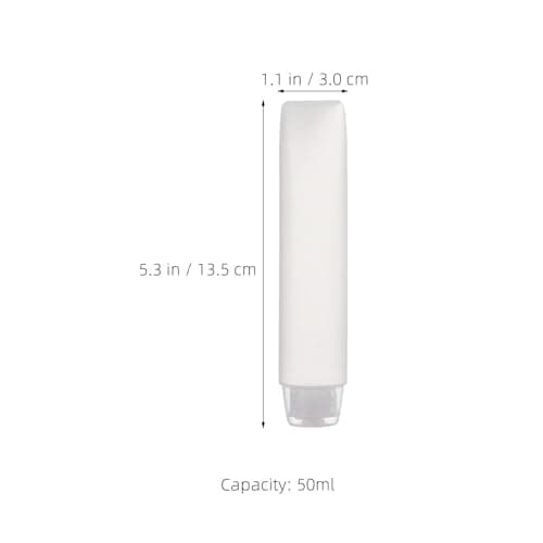 NUOBESTY 10pcs Travel Size Plastic Travel Bottles for Shampoo and Cream — view 5
