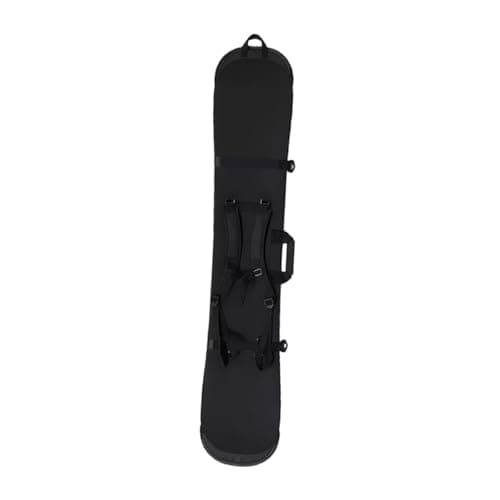 lopituwe Snowboard Pouch Snowboard Bag Travel Protective Ski Storage Bag Enhances Safety During Ski Trips and Outdoor Sports Sleeve Cover Case with Handle, Black, 165cm — view 4