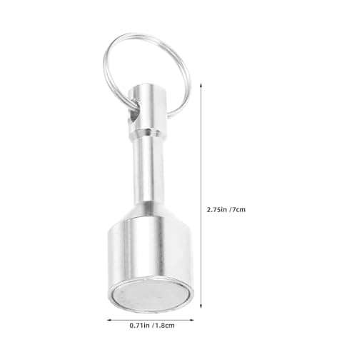 Magnetic Jewelry Tester Keychain for Gold Testing, Silver, 6cm Iron — view 2