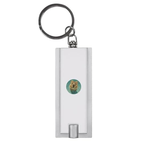 Azeeda 'Cute Quokka Swimming' LED Keyring Torch (KT00051580)