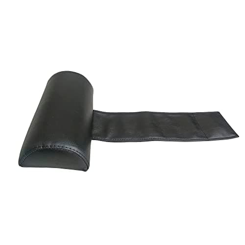 CANADIAN SPA CO. Hot Tub Headrest Outdoor Neck Pillow for Pool Waterproof Half Round Pool Cushion in Black, Hot Tub Accessories