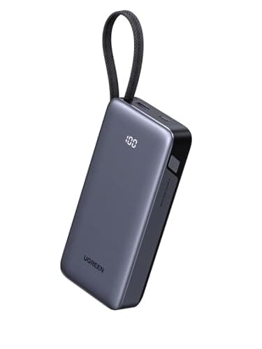 UGREEN Nexode 45W 20000mAh Power Bank 3-Way Output Built-in Cable