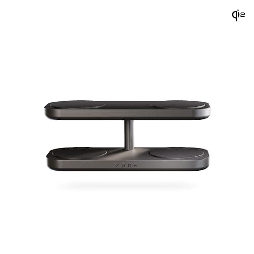 Zens 15W Quattro Wireless Charger Pro 4, Black — view 4