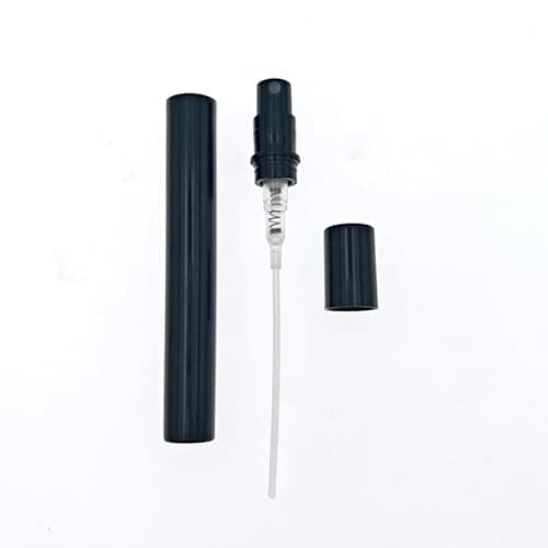 ZHIYE 40pcs Mini Spray Atomizer Bottles, 5ml Plastic Empty Spray Bottle, Refillable, Black Fine Mist, Travel Cosmetic Sample Bottle, Portable Perfume Container for Cosmetic Makeup Tools — view 3