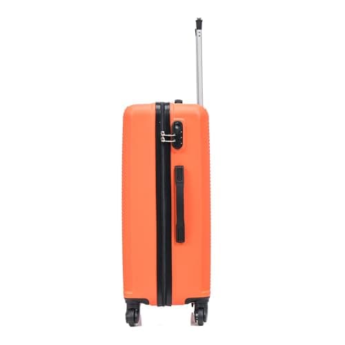 CELIMS - 20 inch Carry-On Luggage with Vanity Case | Toiletry Case | 20 inch Cabin Suitcase | Lightweight ABS Hard Shell | Orange — view 6