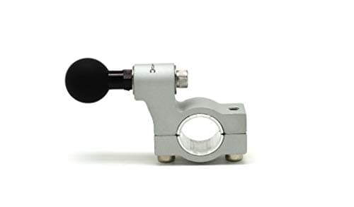 Cliff Top Motorcycle 1" Handlebar Mounting Base with 1 inch Ball (Silver) — view 2