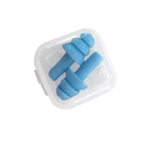 mophrati 1 Pair Earplugs Sleeping Noise Cancelling Silicone Snoring Earplug Comfortable Portable Pocket Non-Slip Wearable