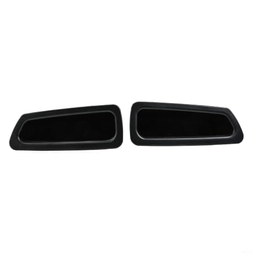 Black ABS Plastic Car Door Pocket Organizer Tray Set — view 5