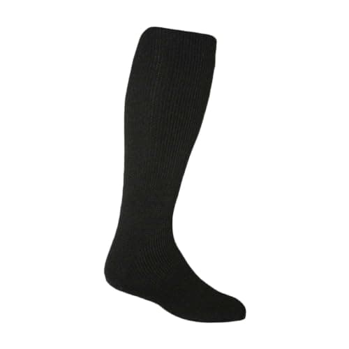 HEAT HOLDERS - Mens & Womens Knee High Thermal Socks | Extra Thick Warm Socks with Fluffy Insulated Inner for Winter | Ideal Socks for Outdoor Boots (4-8, Black)