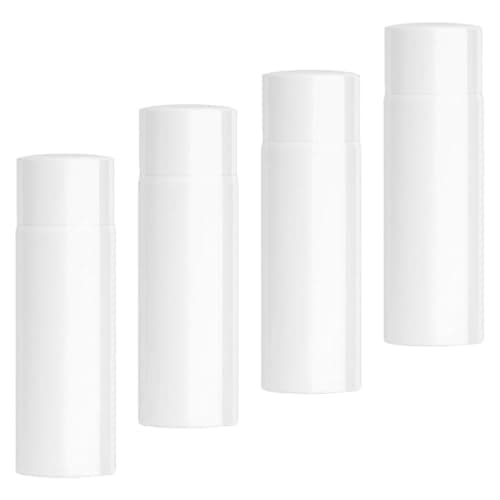 4 Pack 100ml Plastic Airless Press Bottles for Travel Cosmetic Dispenser