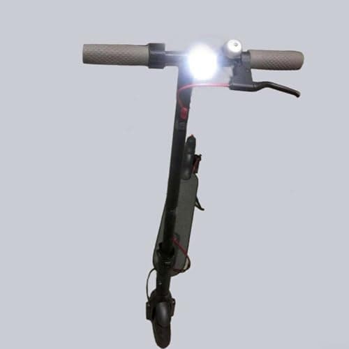 Electric Scooter Front Headlight LED for Xiaomi for m365 1S Pro, High Brightness Replacement Lamp with Long Range, Sturdy ABS Design for Safe Night Travel, Black — view 4