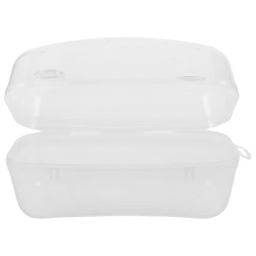 Ciieeo Compact White Dry Box for Diving Masks and Swimming Scuba Glasses with Quick Access and Multifunctional Storage, Sturdy Pp Material for Beach and Boat Use