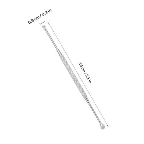 CIMAXIC Ear Picks Kit and Travel for Daily Family Use for Daily Family Use and Travel Stainless Steel with 6 Portable Round Earwax Removal Tools Comfortable Massage Ear Canal Cleaning — view 2