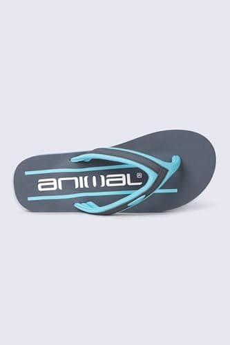 Animal Jekyl Mens Lightweight Flip-Flops Light Bl 12 — view 3