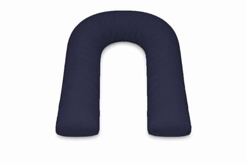 MIA U Shaped Pregnancy Pillow Case 100% Cotton Nursing Maternity Body Bolster Support Cover Zip Closure 9Feet (275cm) — view 4