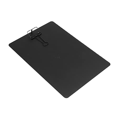 Generic Multifunctional Metal Nursing Clipboard, Scratch Resistant Wearproof Drawing Board, 12.5 X 8.5in, Can Write in Hand (Black) — view 4
