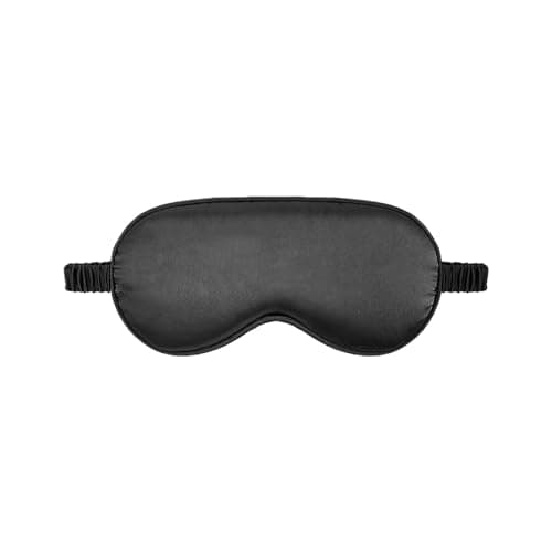 Silk Sleep Mask, Eye Mask Made of Real Natural Pure Silk with Adjustable Strap, Eye Mask for Sleeping, Blackout Sleeping Mask for Travel, Home, Office