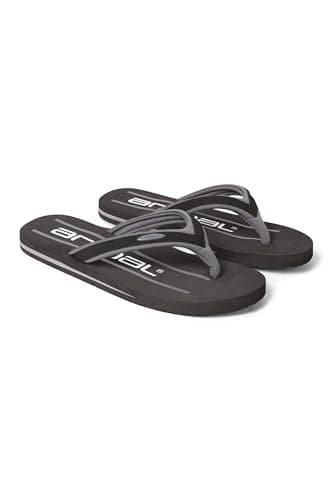 Animal Jekyl Mens Lightweight Flip-Flops Grey 13