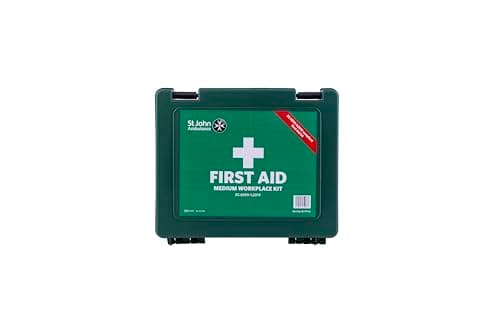 St John Ambulance Medium Workplace First Aid Kit | BS 8599-1:2019 Compliant | for 25 – 50 People | with Wall Bracket | Eco-Friendly Packaging — view 4