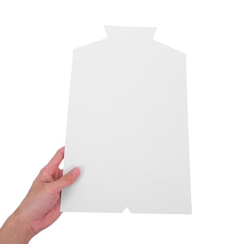 LRXIYODE Shirt Cardboard Inserts 22x36cm White Lightweight Paperboard for Men and Women Garment Folding and Packing 50PCS — view 4