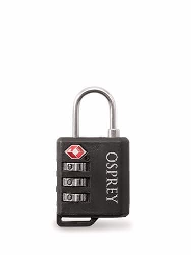 Osprey Travel Sentry, Cable Padlock, Black