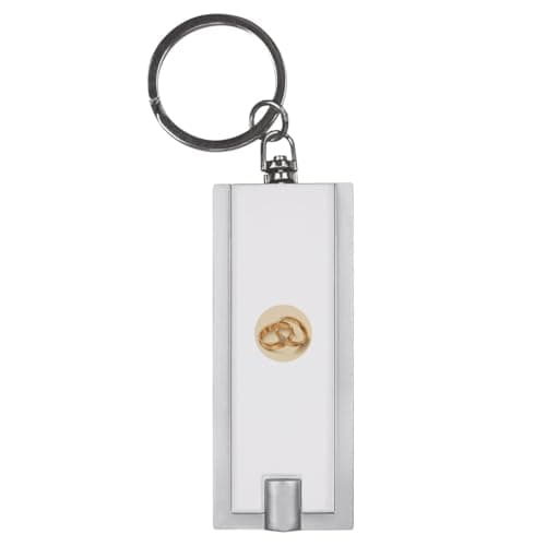 Azeeda 'Wedding Rings' LED Keyring Torch (KT00042148)