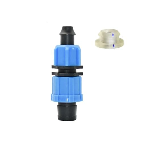 WENYOG Drip Irrigation Faucet Adapters 16mm Micro Irrigation Drip Tape Connectors Tee Repair Elbow End Plug Tap Fittings(Burgundy) — view 5