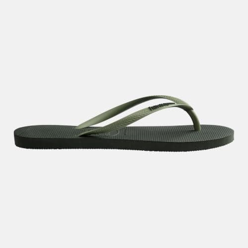 Havaianas Slim Logo Pop Up Women Flipflop Olive Green 6/7 UK — view 5