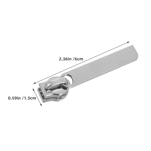 DIYEAH 100pcs Zipper Pull Replacement Slider for Luggage Suitcase Travel Gear Repair Kit Includes Locking Mechanism and Construction — view 2
