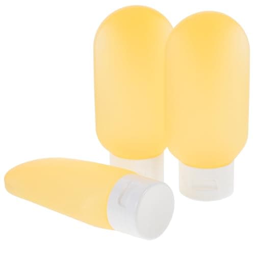 BUGUUYO Refillable Travel Size Bottles Pe Squeeze Containers 60ml 3pcs