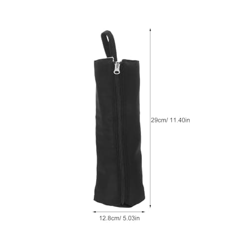 Black Nylon Curling Iron Travel Bag with Heat Resistant Lining — view 2