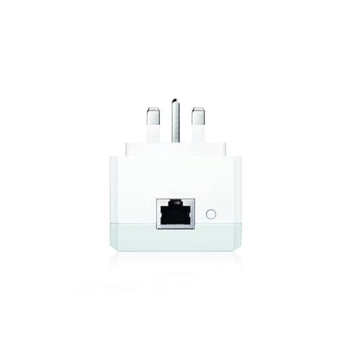 TP-Link TL-PA4010PKIT AV600 Passthrough Powerline Adapter, 100Mbps Powerline Network Adapters with Ethernet Ports, Integrated Power Socket, Power-Saving Mode, Pair Button, Plug and Play, UK Plug — view 3